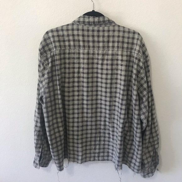 vtg cropped flannel - Picture 2 of 3